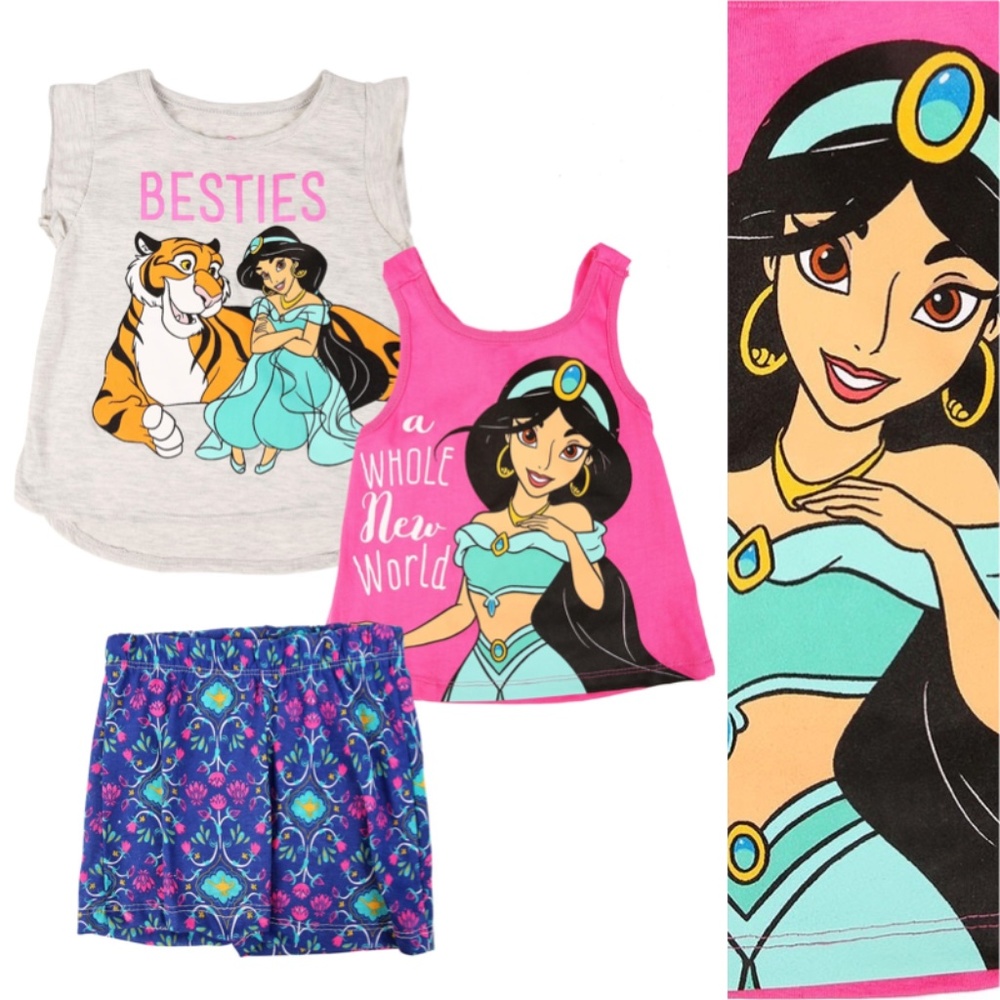 Disney JASMINE cute 3 piece outfit